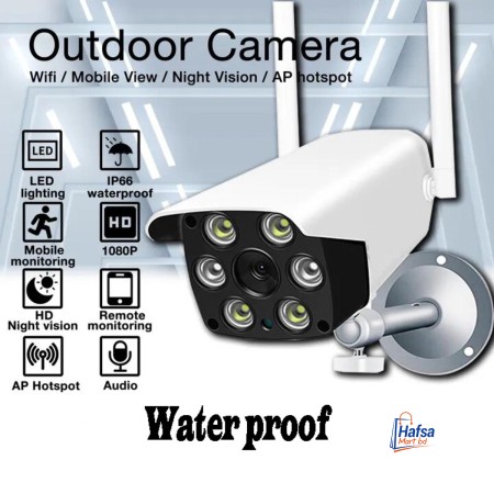 K6 Boulet Waterproof IP camera ১ বছর ওয়ারেন্টি ৭ দিন গ্যারান্টি