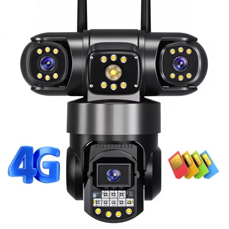 Allrounder 3 Lens 3 Display 4G Sim  Waterproof IP Camera  ১ মাস ওয়ারেন্টি ৭ দিন গ্যারান্টি