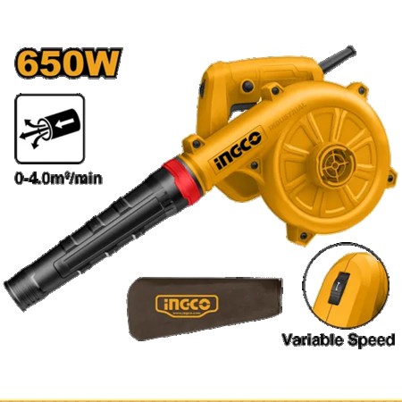 INGCO 650 Watt Aspirator Blower with variable speed and 2in1 Dust Cleaning Machine Dust Extractor