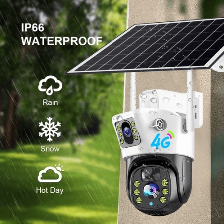 SOLAR 4G DUAL LENS CAMERA ৬ মাস ওয়ারেন্টি ৭ দিন গ্যারান্টি