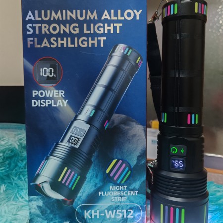 Super Strong Flash Light Aluminum Alloy Body Model: KH-W512